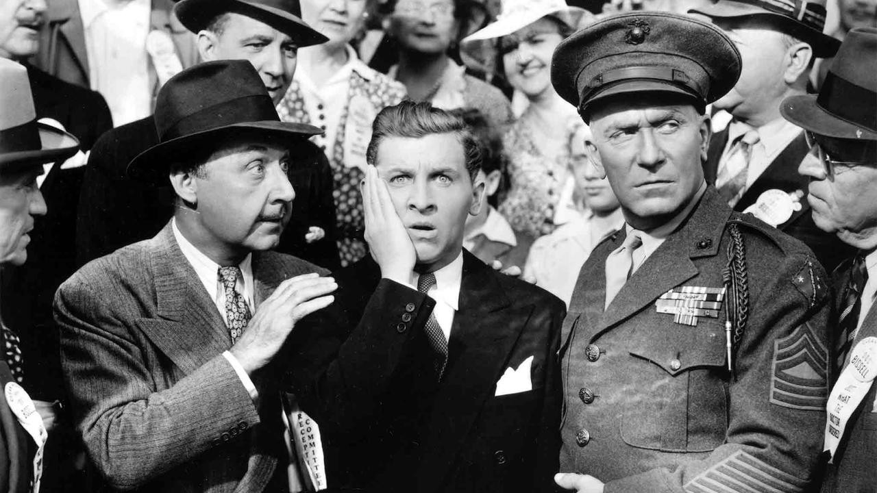 Filme: "Hail the Conquering Hero" (1944), Preston Sturges