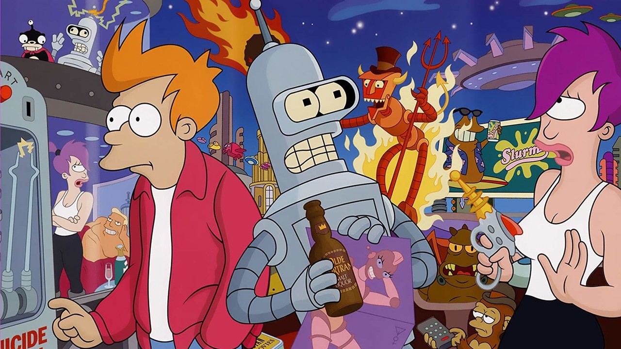 Filme: "Futurama" (1999), Peter Avanzino, Bret Haaland, Gregg Vanzo, Ron Hughart, Brian Sheesley, Crystal Chesney, Frank Marino, Raymie Muzquiz, Stephen Sandoval