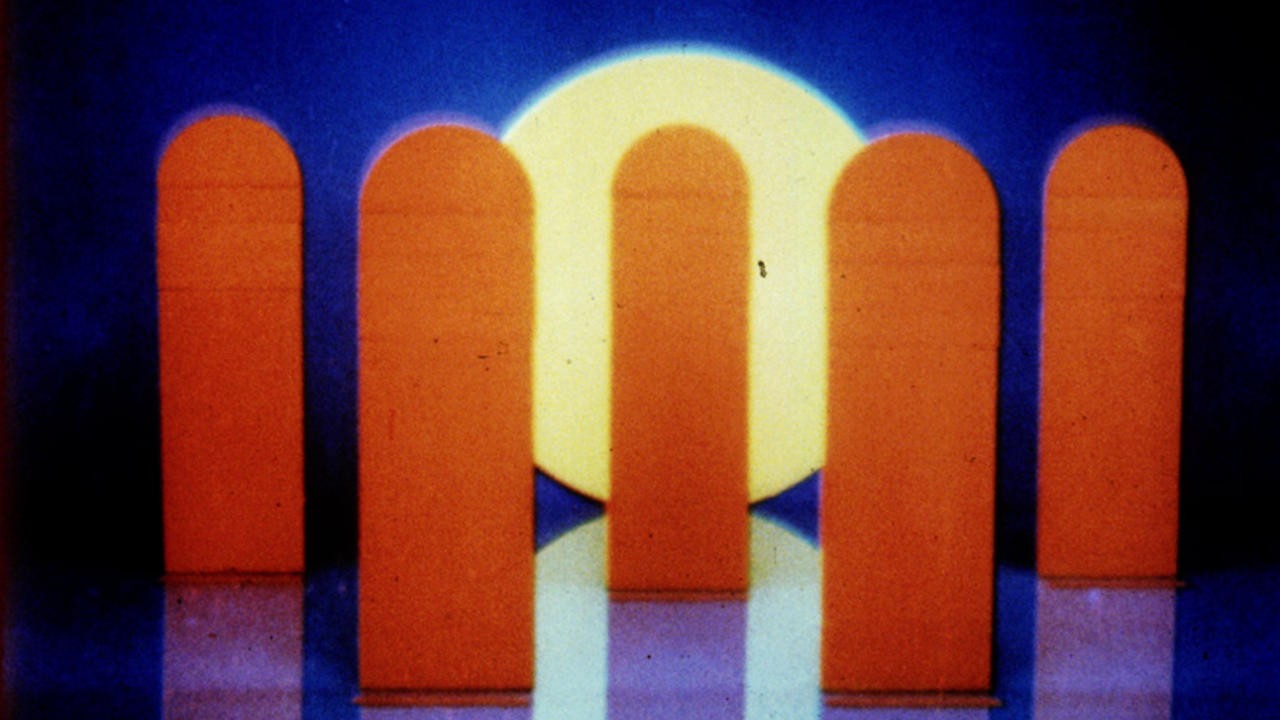 Filme: "Composition in Blue" (1935), Oskar Fischinger